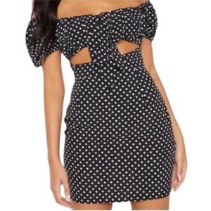 PLT POLLA DOT MINI CUT OUT DRESS